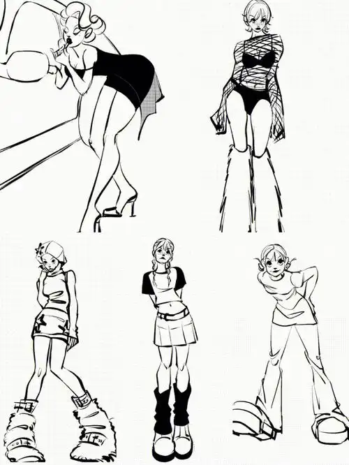 角色设计  #我是原创插画师  #绘画  #原创插画  #人物造型  #人物