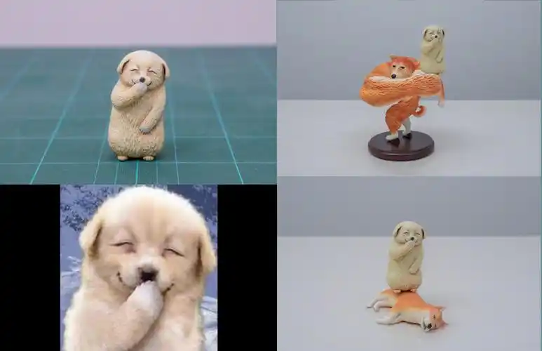 "液体鸭","无头狸","松鼠大侠",手办大神又出沙雕作品了