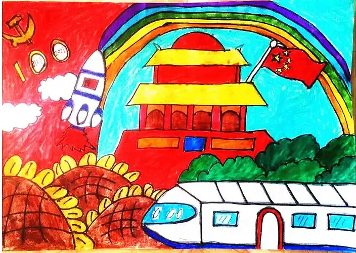 永远跟党走童心绘百年职工子女书画作品展一