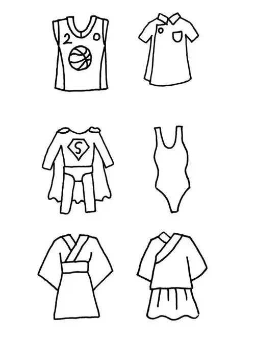 【简笔画】衣物 - 赏心·下一站 - 下一站 赏心悦目