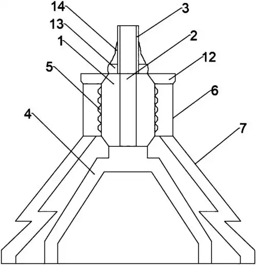 cn207451404u_一种新型真空吸盘结构失效