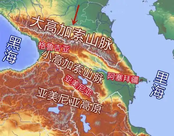 原创地图看世界;为何高加索地区被称为"欧亚火药桶"?