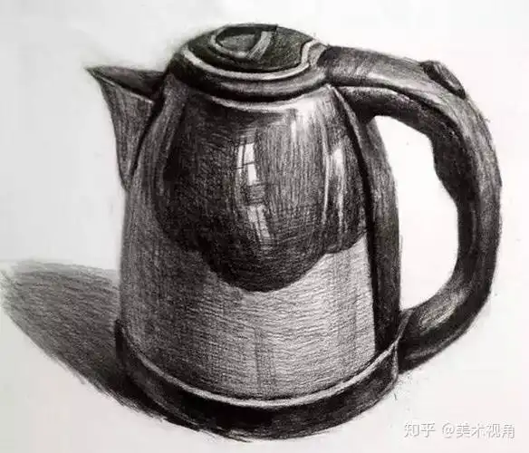看了这个 我保证你们素描中不锈钢质感的塑造绝对炉火纯青 !