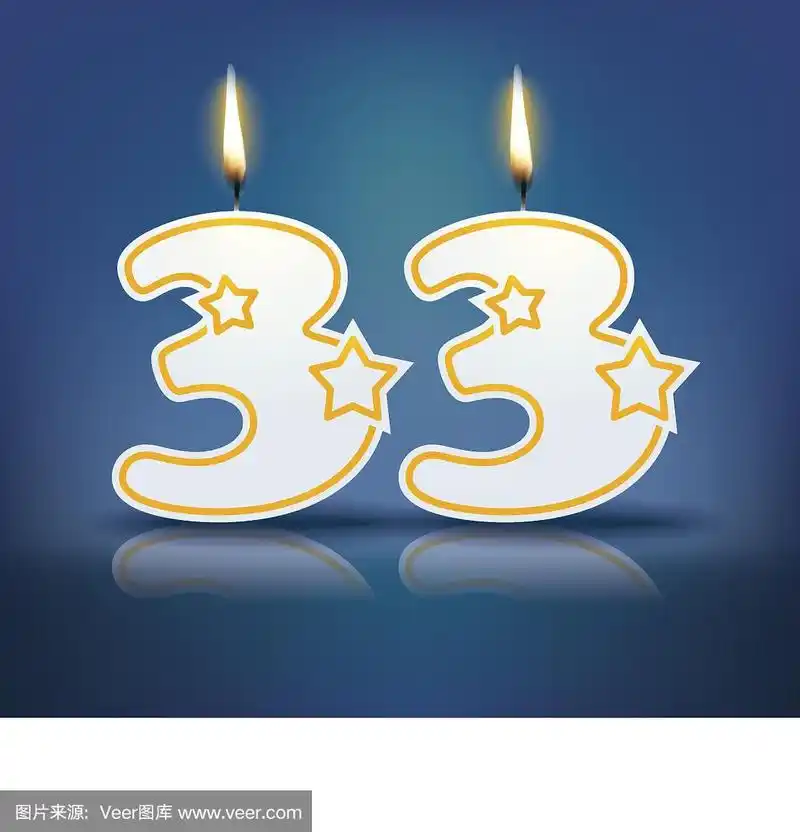 生日蜡烛33号