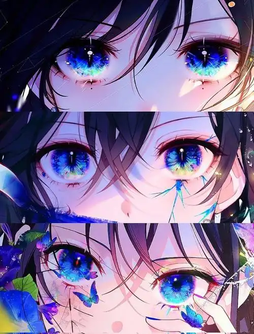 【素材】星空眼睛!多种风格眼睛素材,你想要的都有!