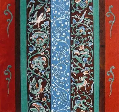 盛唐时期,宝相花纹是敦煌藻井的中心