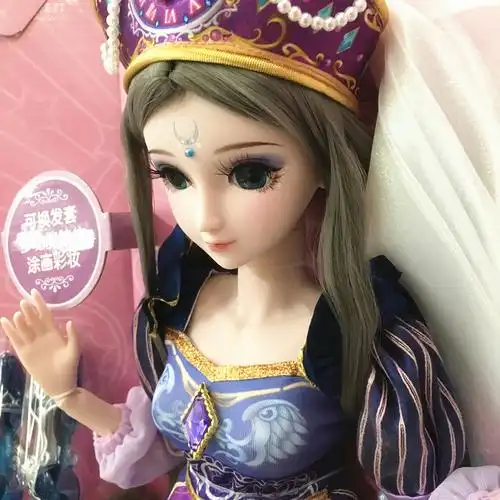 叶罗丽娃娃60厘米茉莉精灵梦夜萝莉时希冰灵仙子时间公主新款女孩