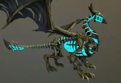 亡灵骷髅龙 次世代 简模  骷髅飞龙  dragon