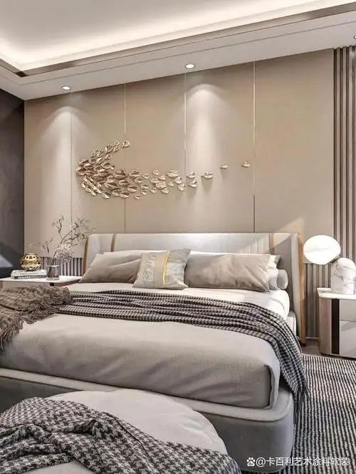 艺术涂料背景墙效果图-卡百利