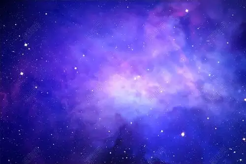 蓝色紫色梦幻星空矢量科技背景素材