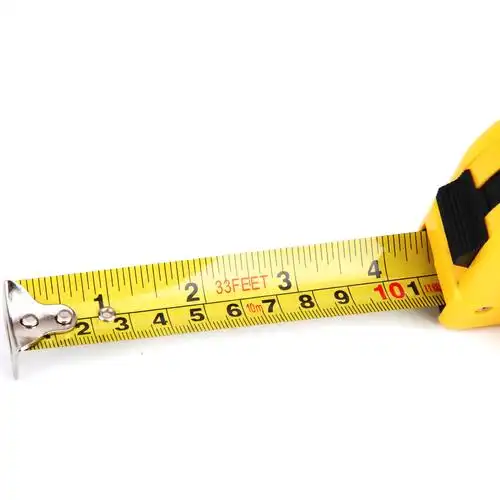 得力文具8210钢卷尺 10m米卷尺