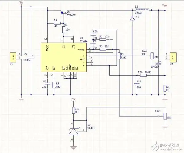 基于tl494的可调恒流源电路