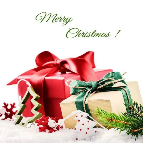 精美圣诞节礼盒礼物高清图片
