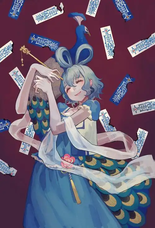 动漫 插画 人物 东方 幻想乡 霍青娥 邪仙 clea [pixiv]