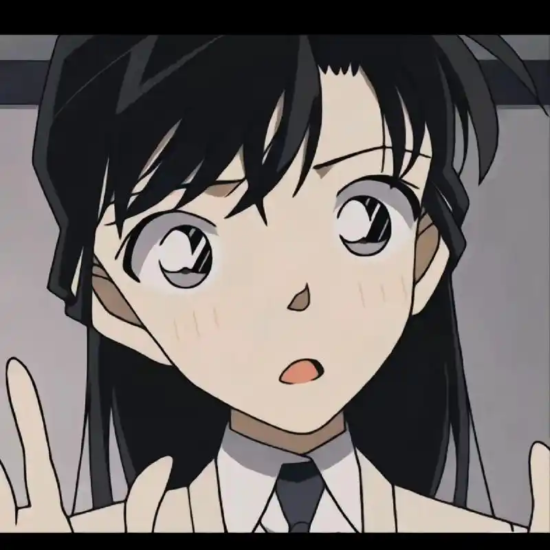 名侦探柯南中小兰的神图 真的好适合做头像