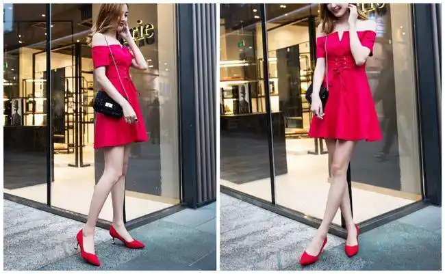 谁说红色高跟鞋不好搭衣服,七大搭配技巧就是要你性感,要你好看