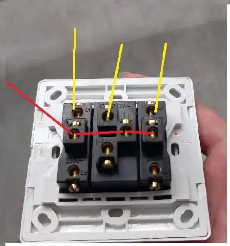 三控开关怎么接线
