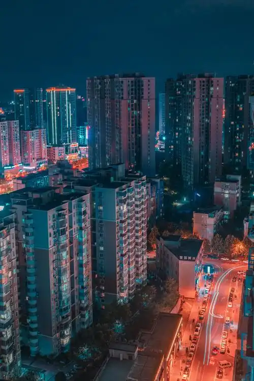 浏阳市青橙夜景