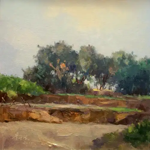 中国油画家李华林,油画风景写生作品欣赏