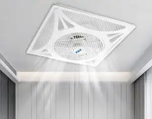 600*600mm集成吊顶风扇嵌入式石膏板天花吸顶式电风扇办公室商用