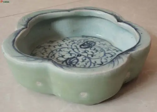 民国青花大笔洗