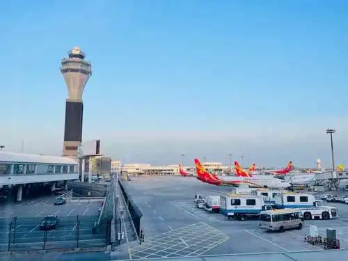 北京首都国际机场-2号航站楼-"首都机场t2航站楼,2层出发,一层到达,.