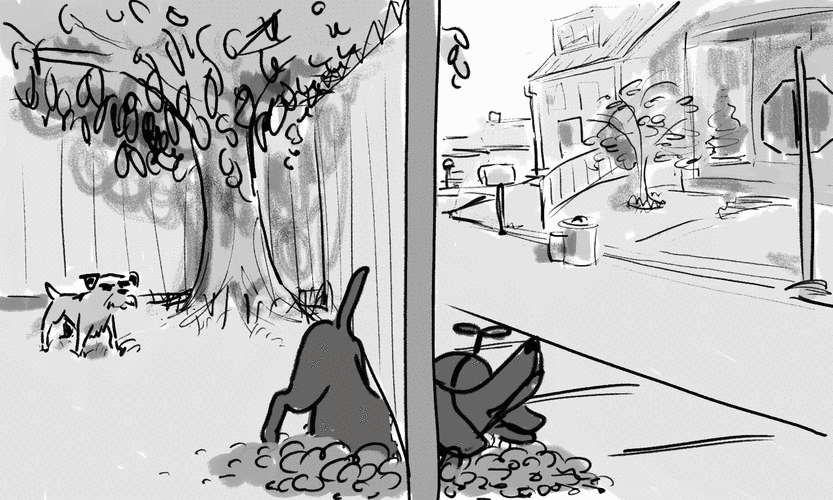 小狗gif可爱gif挖洞gif卡通gif