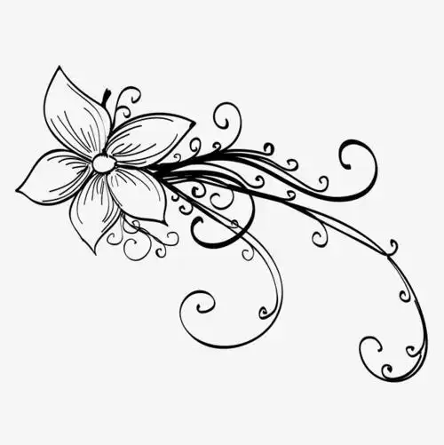 花边装饰简笔画