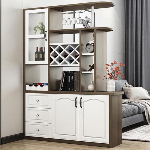 玄关隔断柜酒柜现代简约门厅间厅柜储物鞋柜小户型酒柜双面屏风柜