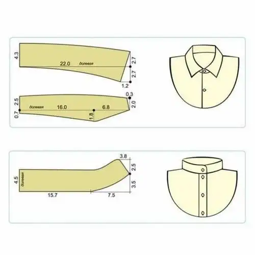 领子裁剪图大全,快来pick你心仪的那一款吧!(干货)
