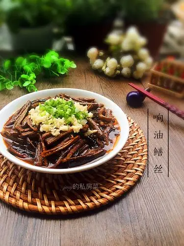 响油鳝丝#德国miji爱心菜