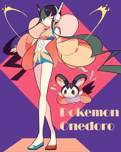 精灵宝可梦小菊儿导电飞鼠p站长月有明