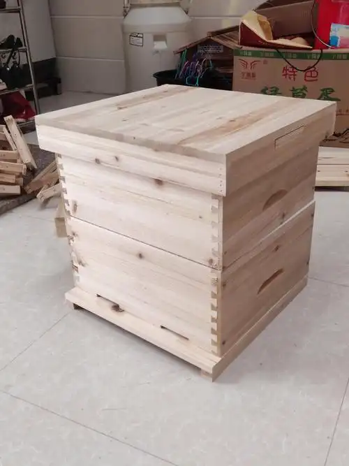 83元产品详情   双层蜜蜂箱中蜂国宝箱十框杉木蜂箱双王gn