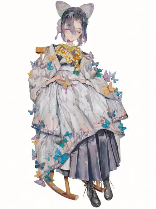 复古华丽的小裙子画师:yogisya#插画  #procreate绘画  #绘画  #复古