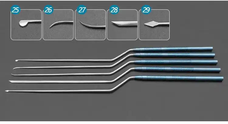 神经外科剥离器枪型显微剥离子钛合金神经脑外科手术器械可定制3神经