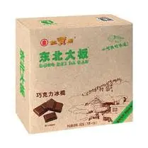 红宝石 东北大板冰淇淋醇香巧克力味冰棍雪糕冰激凌冷饮75g*6支