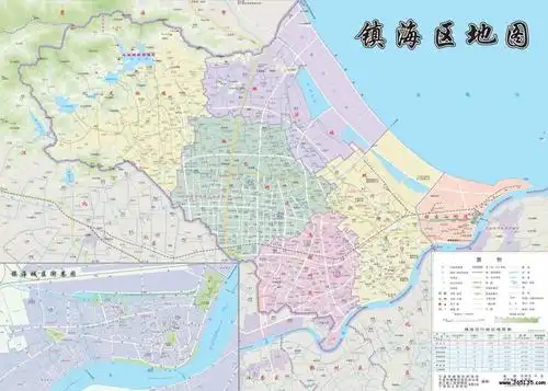 宁波市镇海区地图