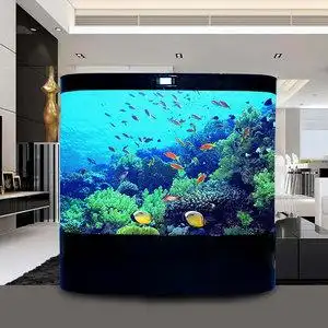 生态鱼缸免换水造景大型图片