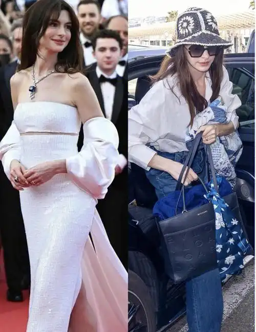 女明星只穿大牌安妮海瑟薇只爱小众丝巾