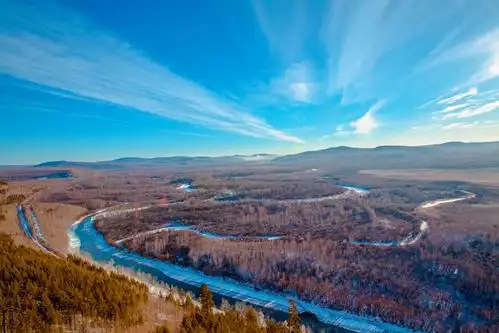 大兴安岭九曲十八湾国家湿地公园美景