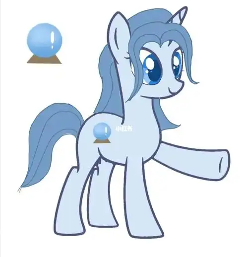 救命有人能教教我画小马头发吗