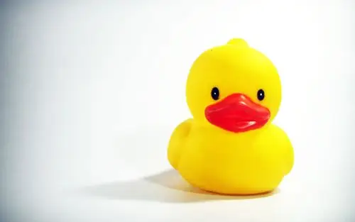 小黄鸭可爱创意玩具图片桌面壁纸.