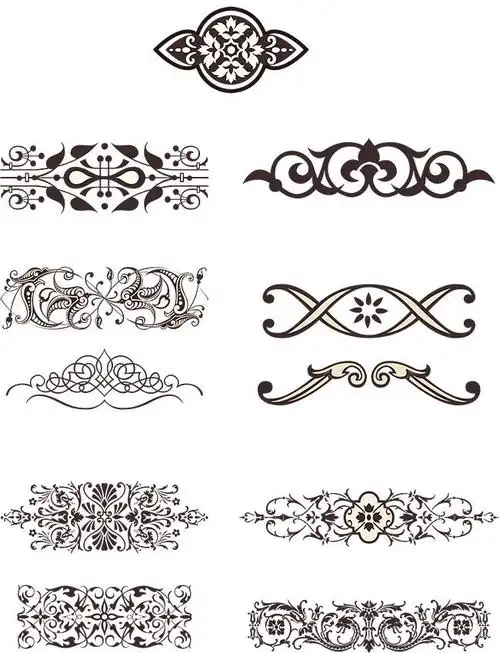 欧式花纹图案素材下载