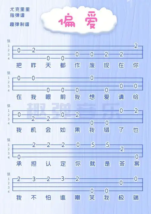 一分钟学会偏爱尤克里里