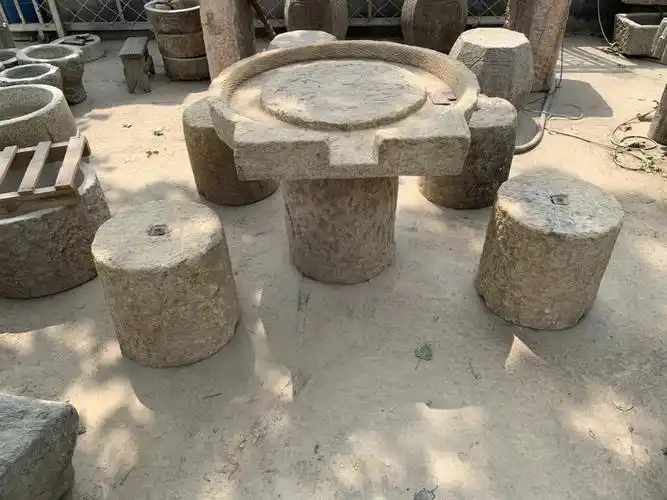 旧石磨盘石碾盘