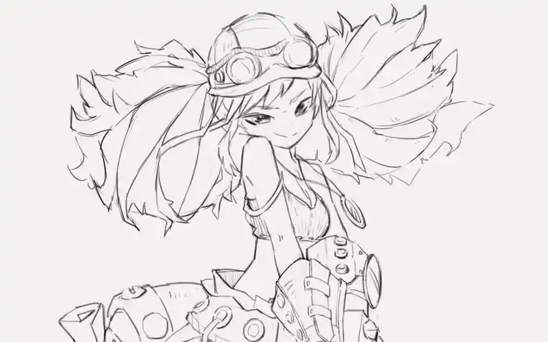 二次元线稿挑战