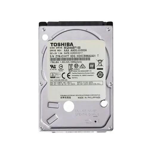 toshiba/东芝 mq04abf100 东芝笔记本机械硬盘 1tb 2.5寸 5400转