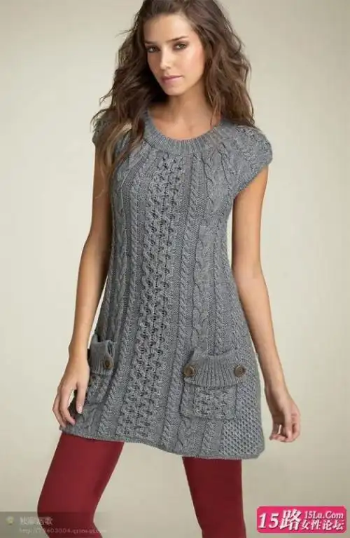 女士毛衣编织款式欣赏~大量的!|棒针作品秀 - 15路驿站