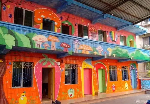 2020幼儿园手绘墙画欣赏