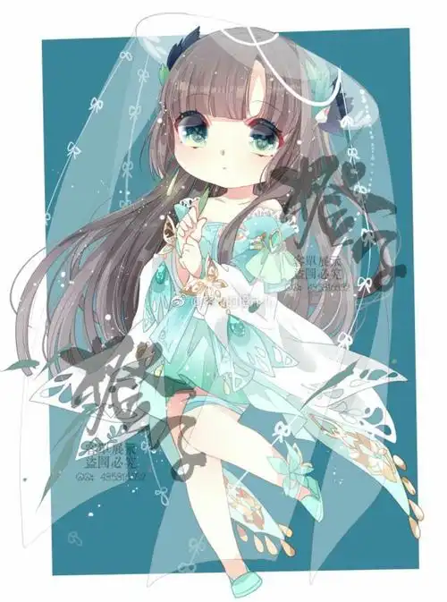 q版人物 微博id:努力的橙汁儿